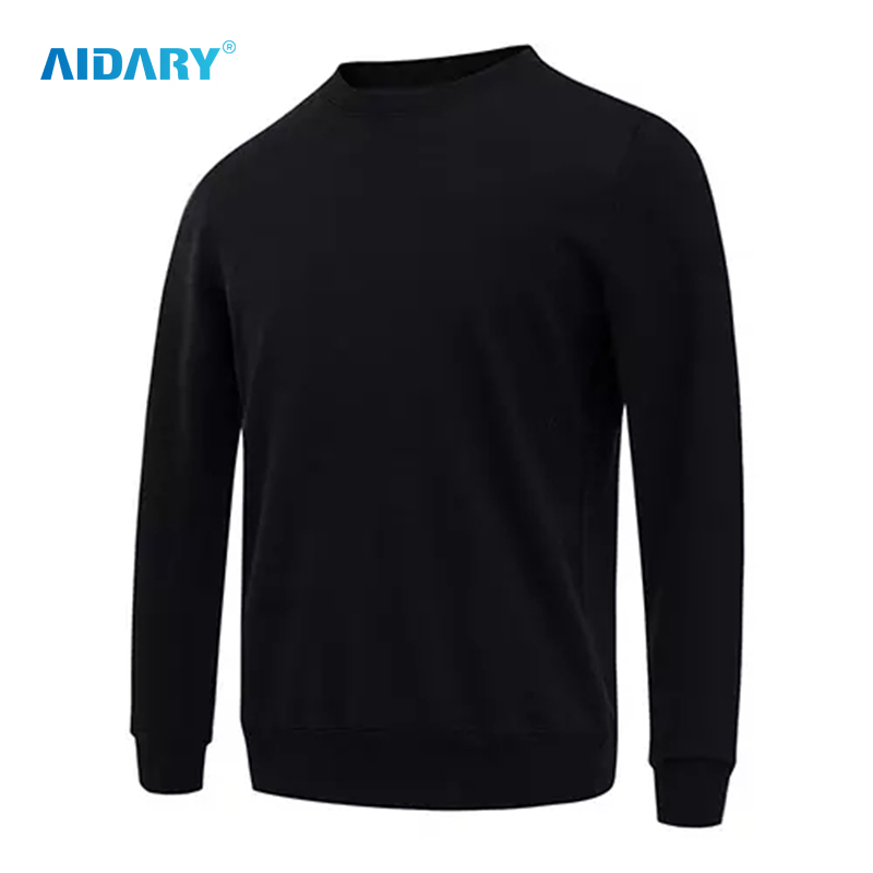 AIDARY 81.4% Cotton 18.6% Polyester Blend Terry Unisex Hoodie