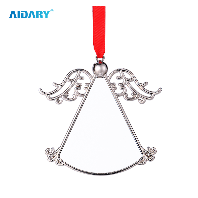 Christmas Metal Ornament - Angel Wing Sublimation