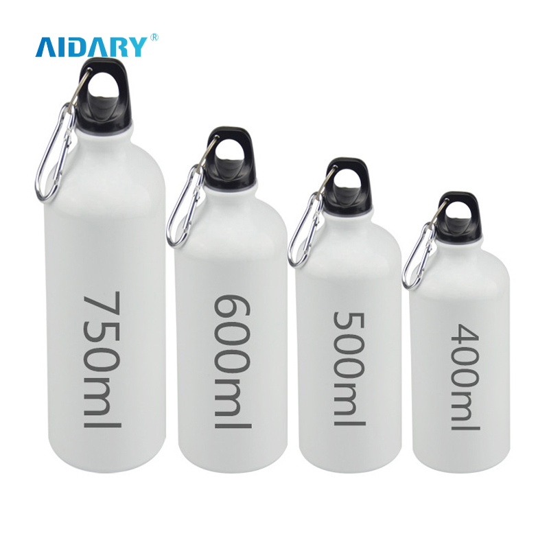 AIDARY Screw Top Sublimation Small Rim Aluminum Water Bottle