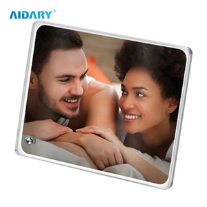 Sublimation 8 Inch Rounded Crystal Photo Frame sublimation glass frame BL-06