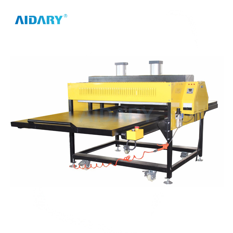 Large Format Heat Printing Machine 39" X 47" Pneumatic Double Working Table Large Format Tshirt Heat Press Machine with Pull-Out Style 220V 1P US Warehouse
