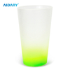 AIDARY Sublimation 17oz Gradient Colorful Sandy Glass Cone Mug
