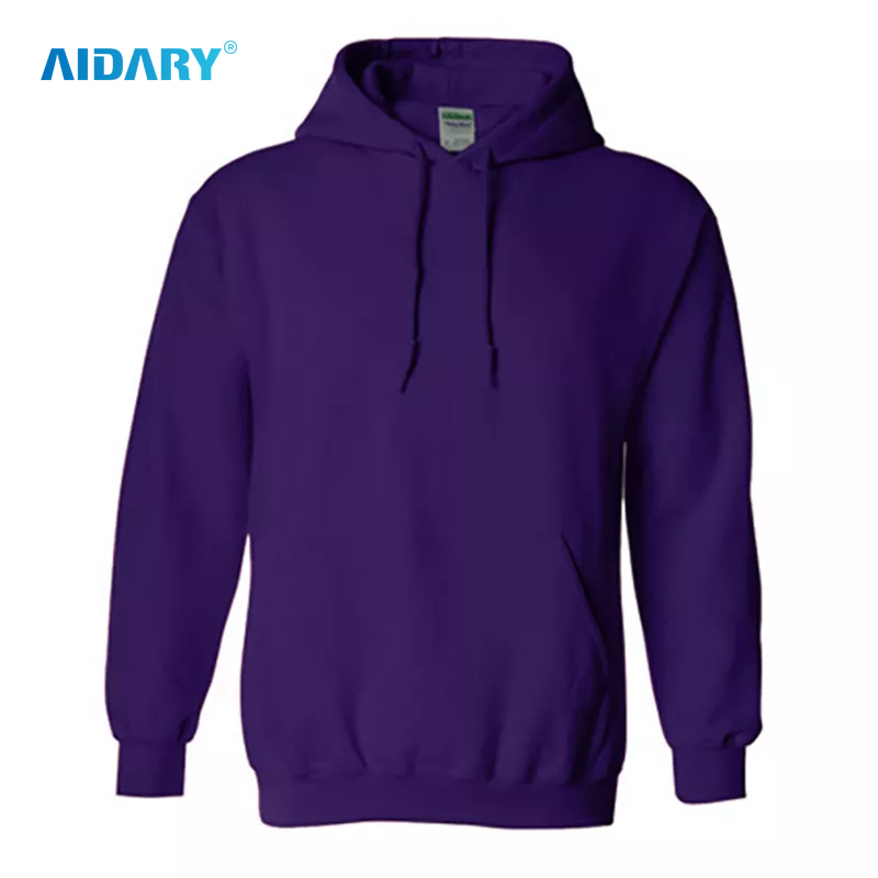 AIDARY 50/50 Cotton Polyester Blend Velour Hoodie Unisex Tshirt