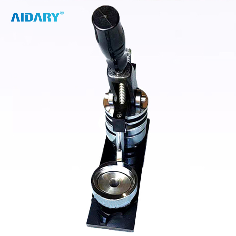 35mm Top Quality Manual Handed Oval Button Press Machine