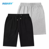 AIDARY Casual Drawstring Shorts Solid Color Men's Sweat Shorts Cotton Running Men Shorts