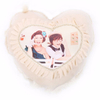 Sublimation European Style Beige Heart Shape Pillowcase