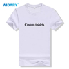 AIDARY Promotional Vote Tee Shirts Plus Size Plain White Custom Logo Printed Modal 200gsm Sublimation Unisex T Shirt