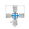 4 Colors 4Stations Silk Screen Printing Press