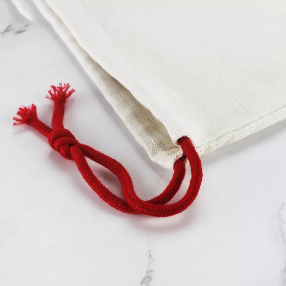 Sublimation Red rope bundle pocket