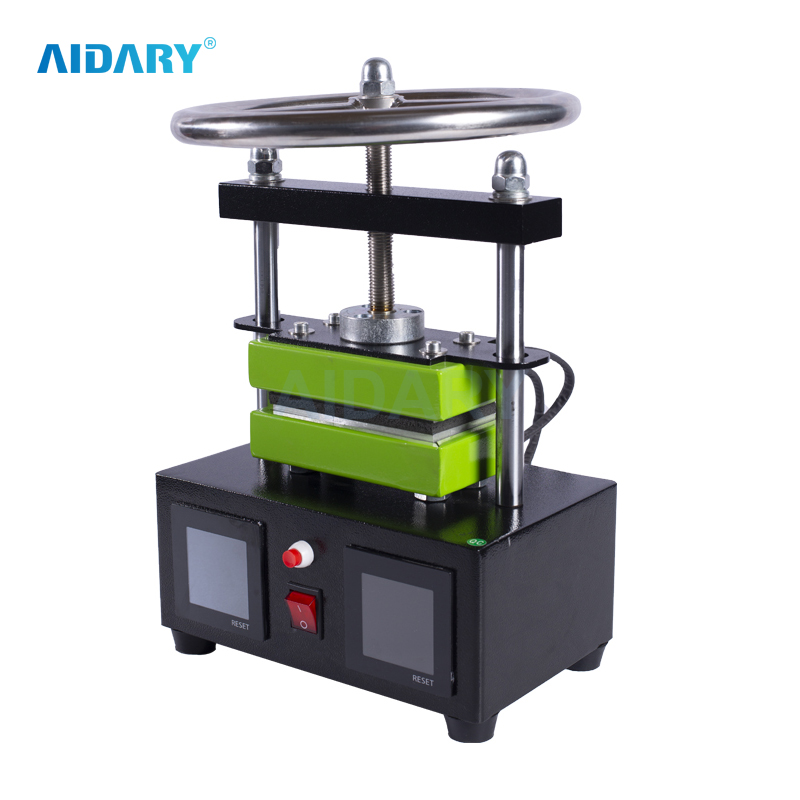 AIDARY Dual Heating Platen Manual Twist Rosin Press 1-2 Ton Pressure CK220