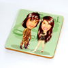 Sublimation Square Soft Wood Mug Pad