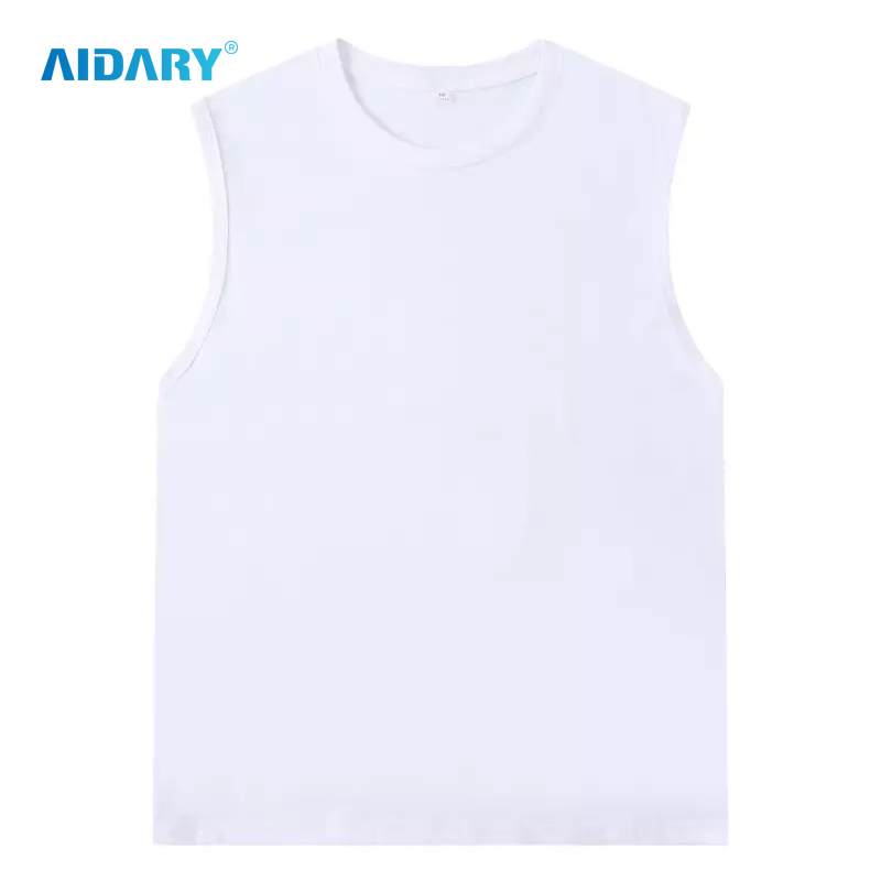 AIDARY Summer Personalized Logo Tight Pure Cotton Vest