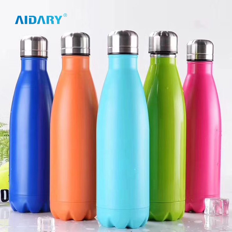 AIDARY Sublimation Double Layers Colorful Thermos Coke Bottle Cup 500ml