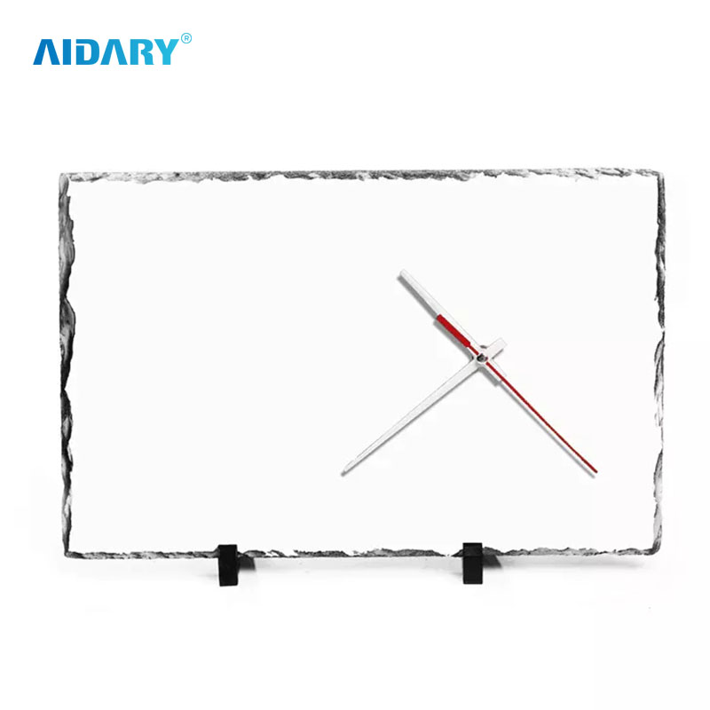 Sublimation Photo Rock with Clock Device