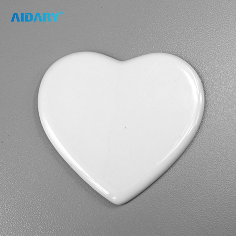 AIDARY Sublimation 4"heart Procelain Ornament