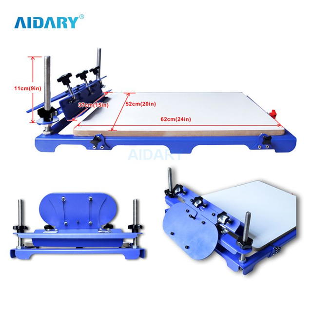 Micro-adjust Big Size One Color Screen Printing Machine