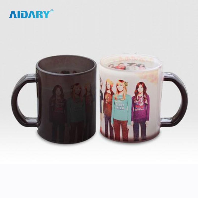 AIDARY Sublimation Color Changed Glass Mug
