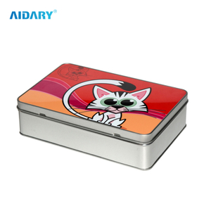 Rectangle Metal Box Sublimation Candy Tin Case
