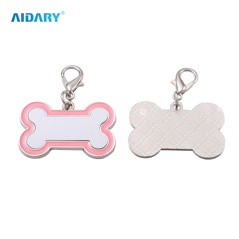 Red Bone Dog Tag Sublimation