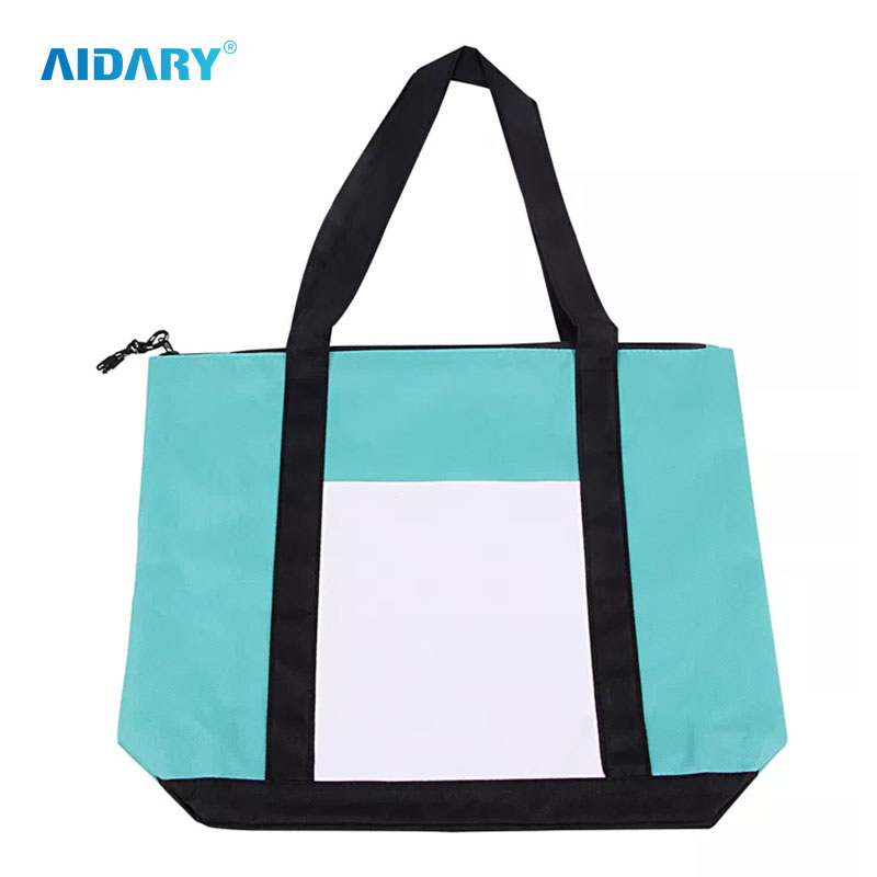 AIDARY Sublimation Printable Blank Mummy Bag Sublimation Tote Diaper Bags Eco-friendly Recyclable Mummy Bag