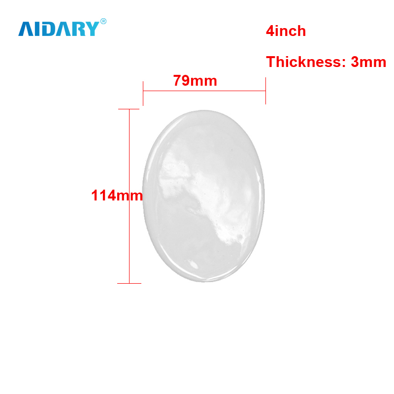AIDARY 6inch Sublimation Blank Porcelain Ornament - Oval