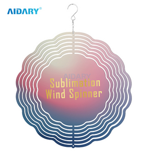 Sublimation Wind Spiral Spinner For Home