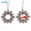 AIDARY Metal Christmas Pendant - Snowflakes for Sublimation