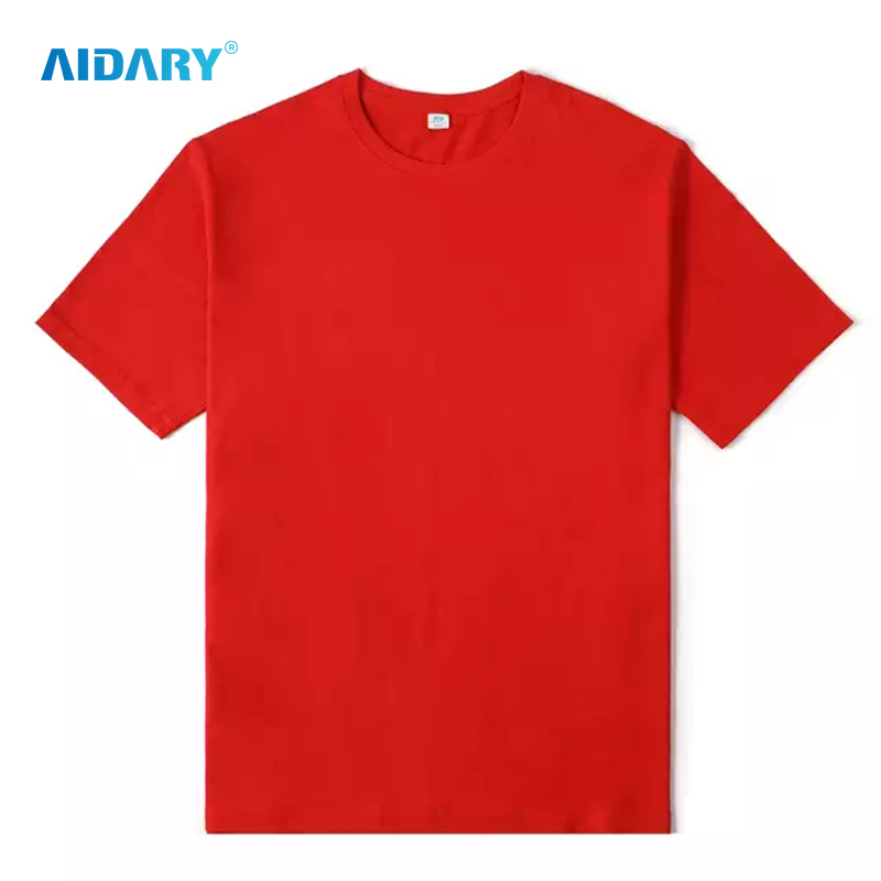 AIDARY 210gsm Unisex Combed Cotton T Shirt for Sublimation