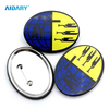 25*18mm Oval Badge Button
