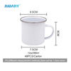 AIDARY High Quality Top Grade 10oz Sublimation Metal Enamel Mug
