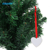 AIDARY Christmas Metal Ornament Sublimation - Heart