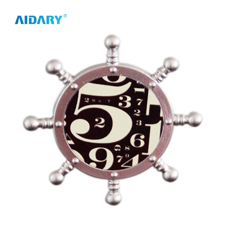 AIDARY Metal Refrigerator Stick-Bottle Opener Round