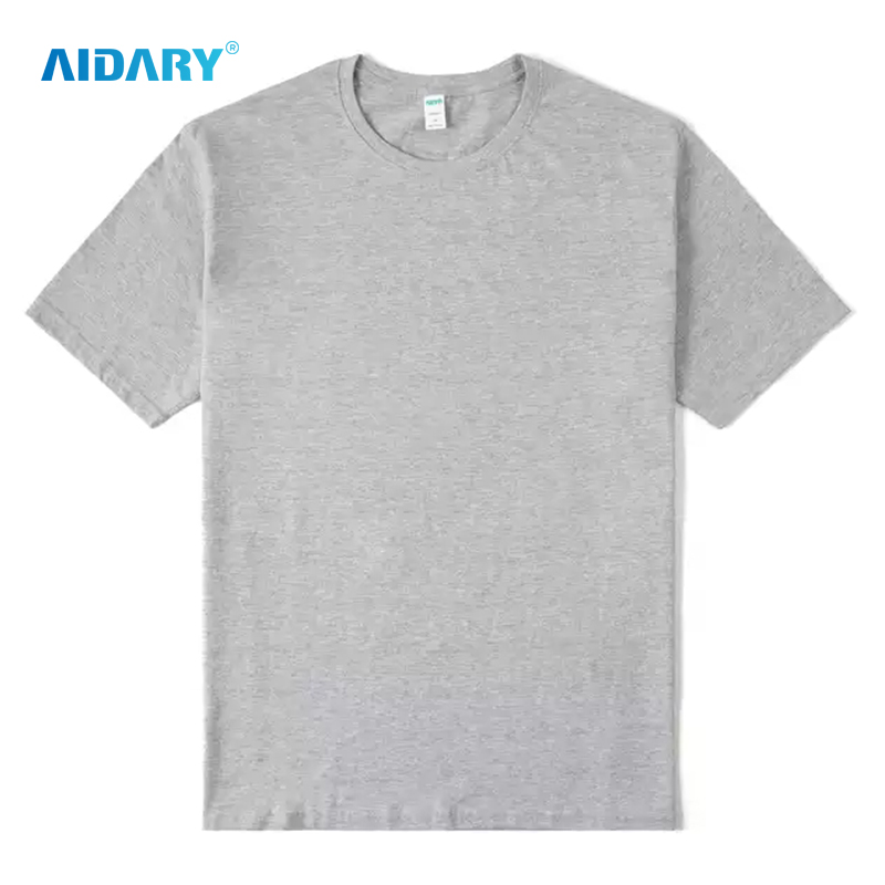 AIDARY 210gsm Unisex Combed Cotton T Shirt for Sublimation