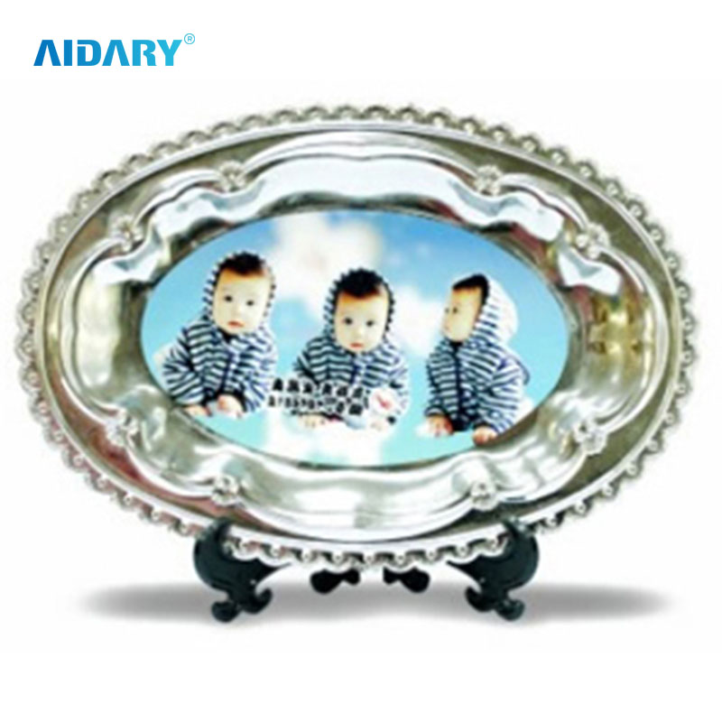 AIDARY 6inch Elliptic Metal Plate for Sublimation