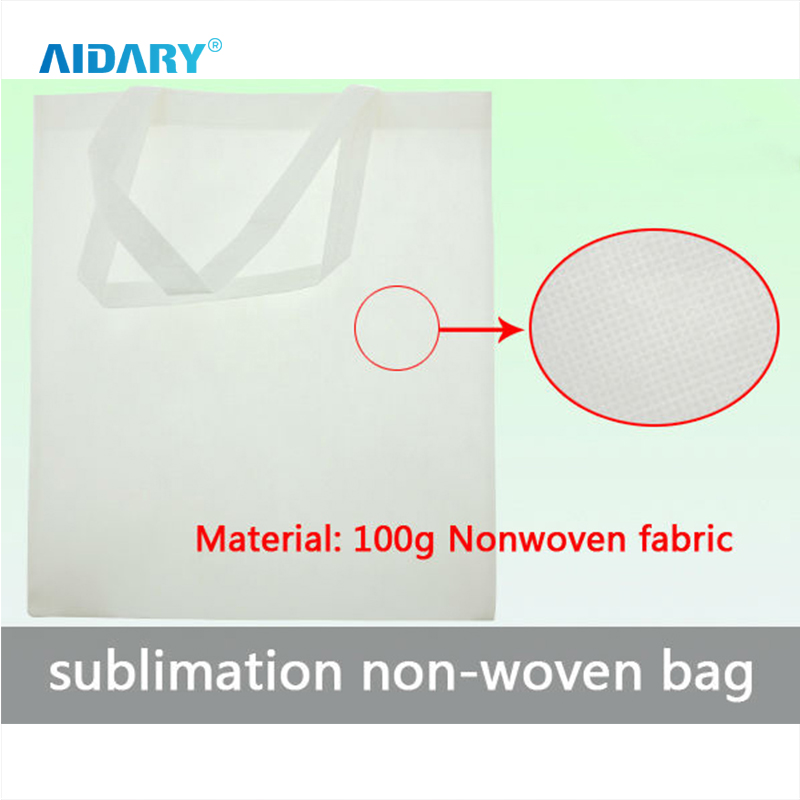 AIDARY Sublimation Non-woven Fabrics Shopping Bag